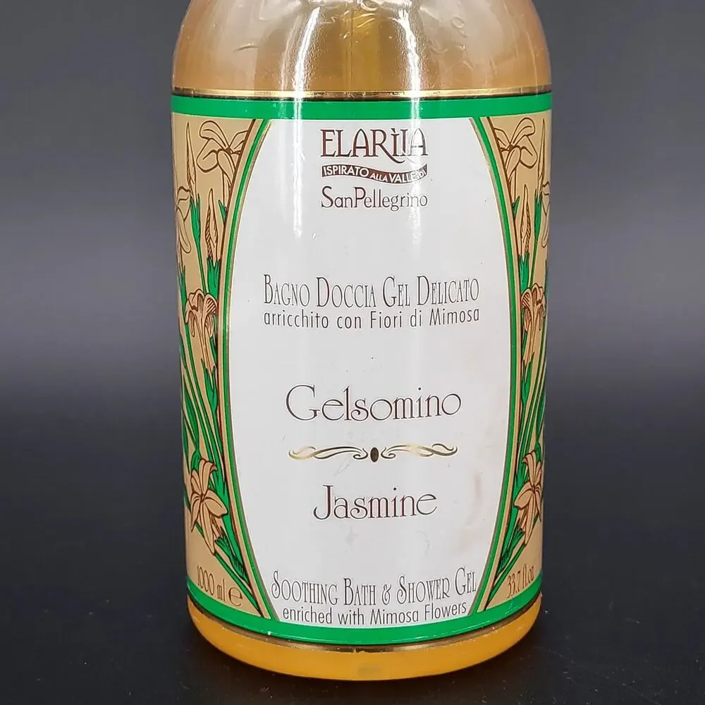 Elariia Jasmine Mimosa Flowers Soothing Bath & Shower Gel 33.7 oz NEW Sealed